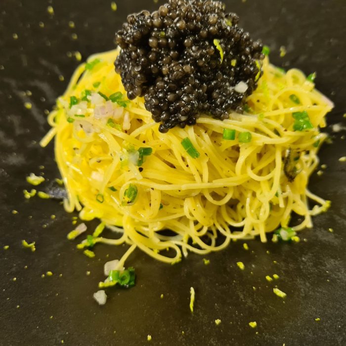 spaguetti caviar
